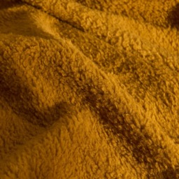 OHS Teddy Fleece Duvet Cover Set, Ochre - King - thumbnail 4