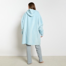 OHS Supersoft Hoodie Blanket, Adults - Baby Blue - thumbnail 4