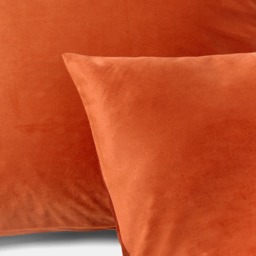 OHS 4 Pack Matte Velvet Cushion Covers - Burnt Orange - thumbnail 3