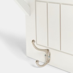 OHS Coat Hook Shelf - White - thumbnail 5
