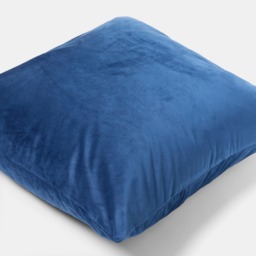 OHS 2 Pack Matte Velvet Cushion Covers, Navy - 45 x 45cm - thumbnail 5
