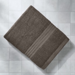 OHS 100% Cotton Bath Sheet, Grey - 1PC - thumbnail 2