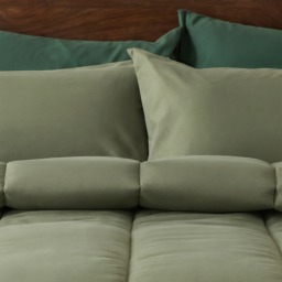 OHS Coverless 10.5 Tog Duvet Set, Woodland Green - King - thumbnail 2