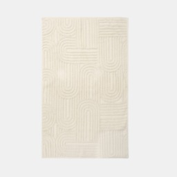 OHS Jacquard Texture Arches Towel, Cream - Hand Towel - thumbnail 5