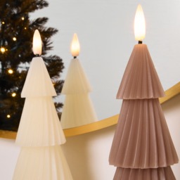 OHS 2 Pack LED Tree Candles - Natural/Cream - thumbnail 2