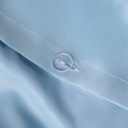 OHS Plain Duvet Cover Set, Dusky Blue - Single - thumbnail 4