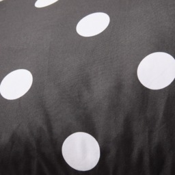 OHS Polka Dot Frill Edge Bolster Pillow - Monochrome - thumbnail 5