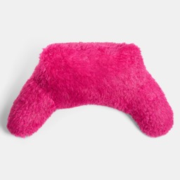 OHS Long Hair Cuddle Cushion - Hot Pink - thumbnail 4