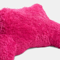 OHS Long Hair Cuddle Cushion - Hot Pink - thumbnail 5