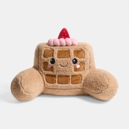 OHS Honey The Waffle Cuddle Cushion - Natural/Pink - thumbnail 4