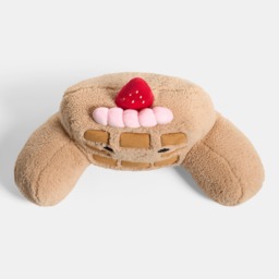 OHS Honey The Waffle Cuddle Cushion - Natural/Pink - thumbnail 5