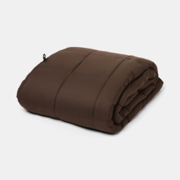 OHS Supersoft Weighted Blanket, Chocolate - 8kg - thumbnail 1