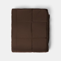 OHS Supersoft Weighted Blanket, Chocolate - 8kg - thumbnail 3