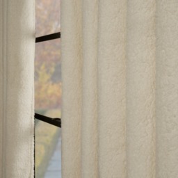 "OHS Teddy Thermal Curtains, Cream - 66 x 90""" - thumbnail 4