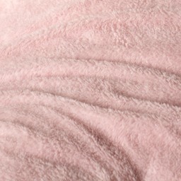 OHS Teddy Fleece Reversible Duvet Cover Set, Blush Pink/Grey - Single - thumbnail 5