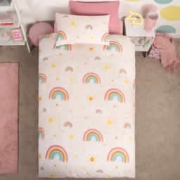 OHS Rainbow Print Duvet Set, Multi - Single - thumbnail 5