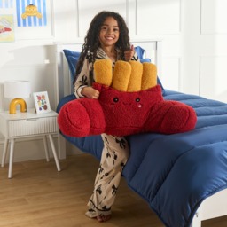 OHS Frankie The French Fries Cuddle Cushion - Red