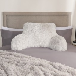 OHS Long Hair Cuddle Cushion - Grey - thumbnail 2
