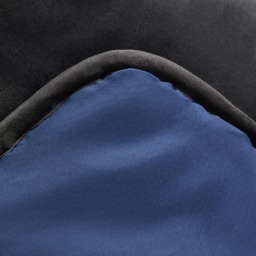 OHS Coverless 10.5 Tog Reversible Duvet Set, Black/Navy - Double - thumbnail 3