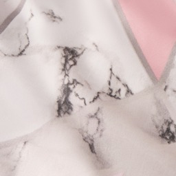 OHS Abstract Geometric Marble Print Duvet Cover Set, Blush - King - thumbnail 4