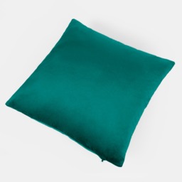 OHS 2 Pack Matte Velvet Cushion Covers - Teal - thumbnail 3