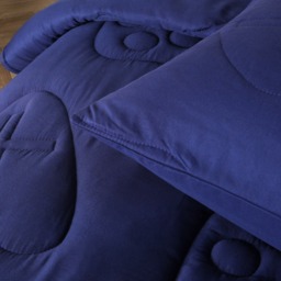 OHS Gaming Quilted Coverless 7.5 Tog Duvet Set, Navy - Single - thumbnail 3