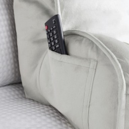 OHS Cuddle Cushion with Head Rest - Silver - thumbnail 4