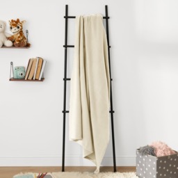 Fleece Blanket 120x150cm - Cream - thumbnail 1