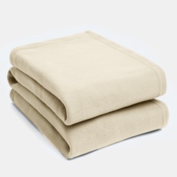 Fleece Blanket 120x150cm - Cream - thumbnail 2
