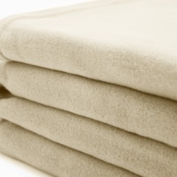 Fleece Blanket 120x150cm - Cream - thumbnail 4