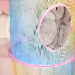 OHS Extra Large Kids Toys Storage Hanging Net Basket - Tie Dye - thumbnail 2