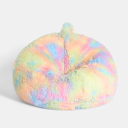 OHS Kids Fluffy Tie Dye Bean Bag - Multi - thumbnail 3