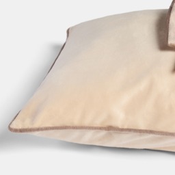 OHS Bow Detail Bolster Pillow - Natural - thumbnail 3