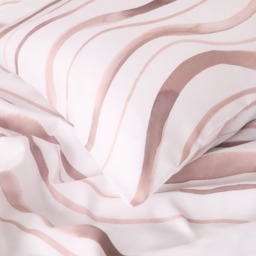 OHS Wave Duvet Cover Set, Natural - Double - thumbnail 3
