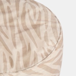 OHS Zebra Print Footstool - Natural - thumbnail 3