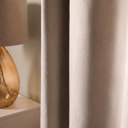 OHS Thermal Velvet Eyelet Curtains, Natural - 90 x 90in - thumbnail 3