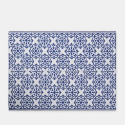 OHS Outdoor Tile Print Rug, 160cm x 230cm - Blue - thumbnail 5