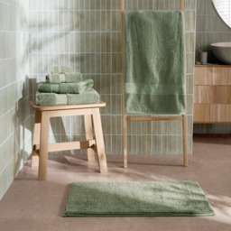 OHS 100% Cotton Bath Towel, Sage Green - 1PC - thumbnail 3
