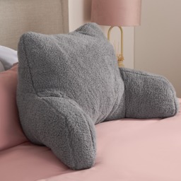 OHS Teddy Cuddle Cushion - Grey - thumbnail 1