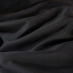 OHS Plain Duvet Cover Quilt with Pillowcase - Black, Single - thumbnail 4