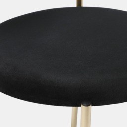 OHS Velvet Dining Chair - Black/Gold - thumbnail 5