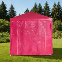 OHS Small Water Resistant Gazebo With Sides - Hot Pink - thumbnail 3