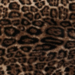 OHS Leopard Print Faux Fur Bolster Pillow - Natural - thumbnail 3