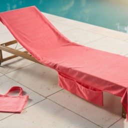 OHS Beach Towel in a Bag - Coral - thumbnail 2