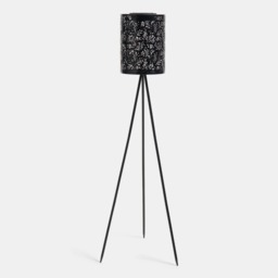 OHS Solar Metal Floor Lamp - Black - thumbnail 4