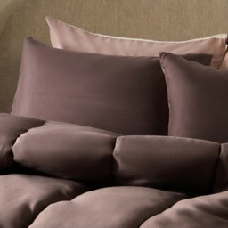 OHS Coverless 10.5 Tog Reversible Duvet Set, Coffee/Natural - Double - thumbnail 3