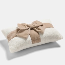 OHS Bow Wrapped Cushion - Natural/Cream - thumbnail 4