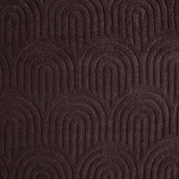 OHS Tufted Arches Teddy Fleece Throw, Coffee - 180 x 200cm - thumbnail 5