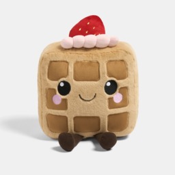 OHS Honey The Waffle Cushion - Natural/Pink - thumbnail 3