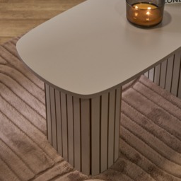 OHS Madison Ribbed Coffee Table - Natural - thumbnail 2